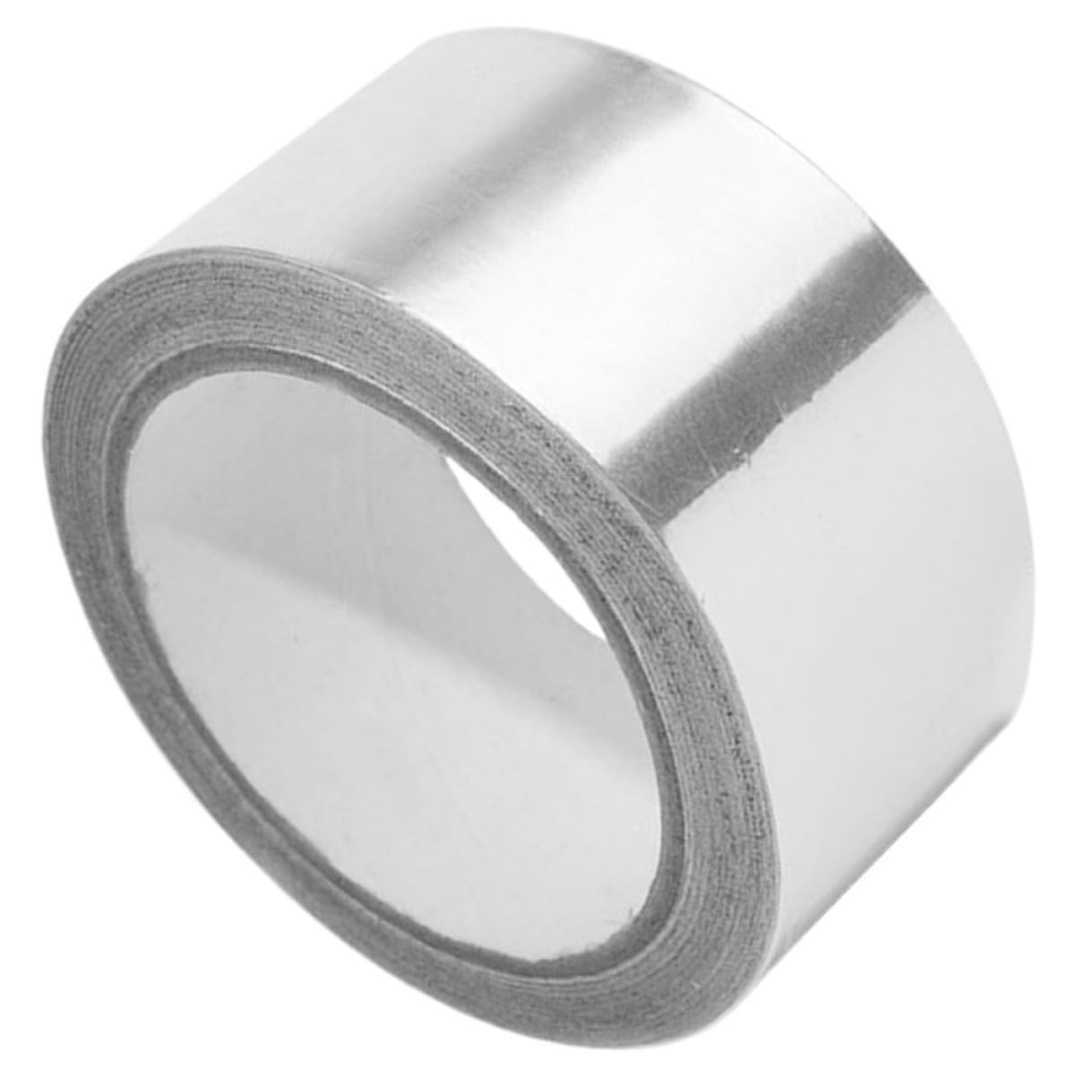 NUOBESTY 4 Rollen Folienband Material Fenster klebrig wickeln Gewebereparaturband Metallband für Rohrleitungen selbstklebendes Aluminiumband Thermoband Aluminiumfolie Silver