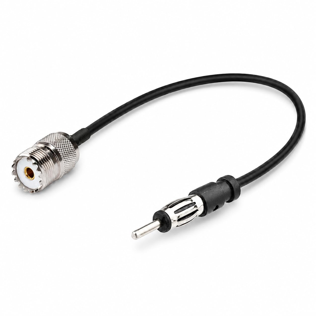 UHF-Buchse auf AM/FM-Stecker, RG174 Koaxialkabel, 30,5 cm, für Radioantenne