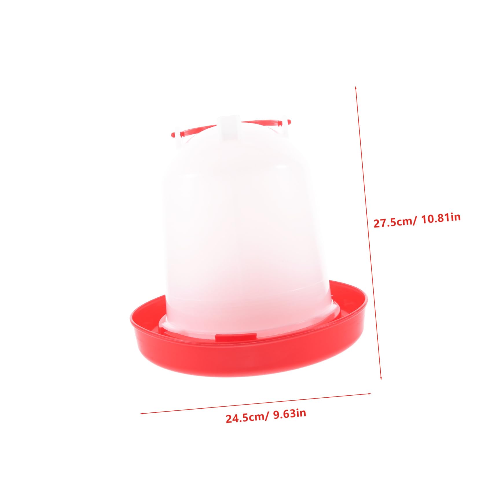 ibasenice 5l Poultry Water Feeder Small Chicken Water Dispenser for Home Farm Use