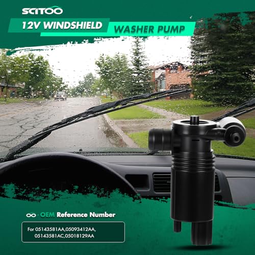 Image of SCITOO Front Rear Replacement fit for 2001-2010 For Chrysler Pt Cruiser 2004-2007 For Dodge Caravan 2006 For Jeep Commander 2005-2006 For Jeep Grand For Cherokee Windshield