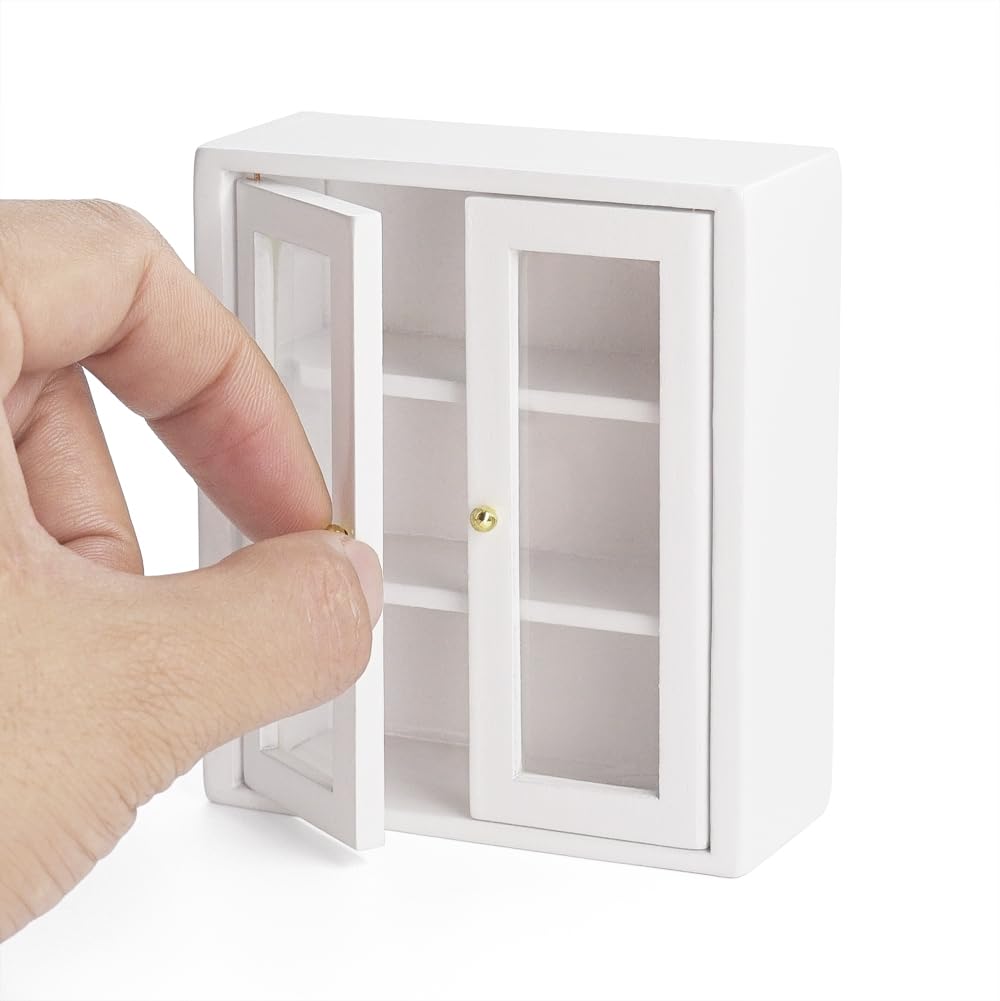 Amazon.com: Odoria 1/12 Miniature Kitchen Upper Cabinet Dollhouse