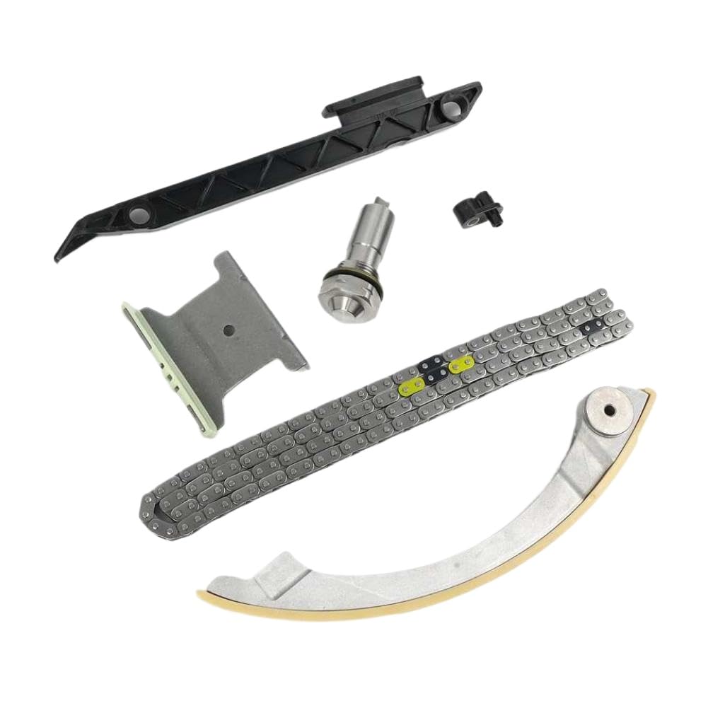 Kit de cadena de distribución del motor con juego de cadena de distribución y tapón de aceite compatible con TKC8002