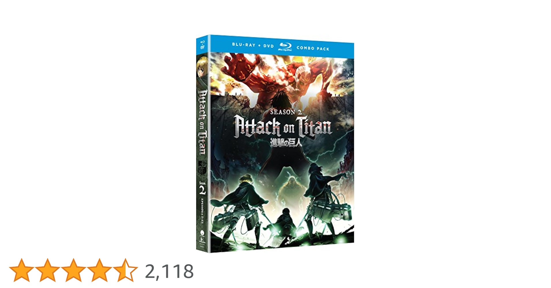 (未使用･未開封品)　TVアニメ「進撃の巨人」Season 2 Vol.2 [Blu-ray] wyeba8q 進撃の巨人」Season2 Blu-ray Vol.2 | TVアニメ「進撃の巨人