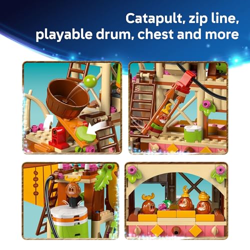 LEGO Disney Moana 2 Kakamora Barge Kids Toy - Pretend Play Building Set for Boys and Girls, Ages 7+ - 9 Characters, Including Moana, Maui, Kotu, and HeiHei - Gift Idea for Birthdays - 43258 - image 5