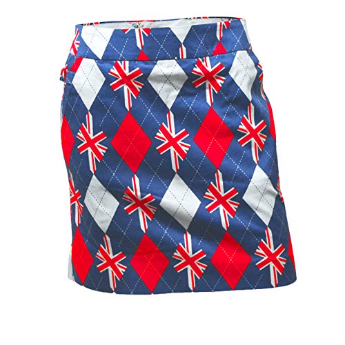Preisvergleich Produktbild ROYAL & AWESOME DAMEN-GOLFROCK - Trew Brit