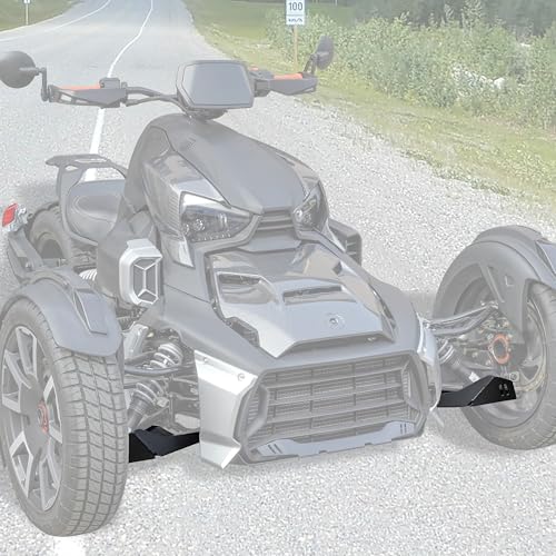 Image of Front Splash Guards Protectors for Can-Am Ryker, Black Aluminum A-Arm Protectors for Can-Am Ryker 600 900 Sport & Ryker Rally Edition All Models, Replace #219400863