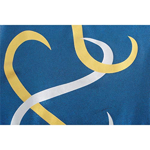 Girls Long Sleeve Shiny Golden Swirl Athletic Dance Gymnastic Leotards Bodysuit Blue Size 12 #TOP4