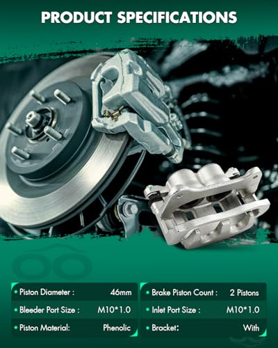 Image of SCITOO Front Driver Side Disc Brake Caliper 19B6032 Compatible For Toyota For Venza 2009-2016,With Bracket 1PC
