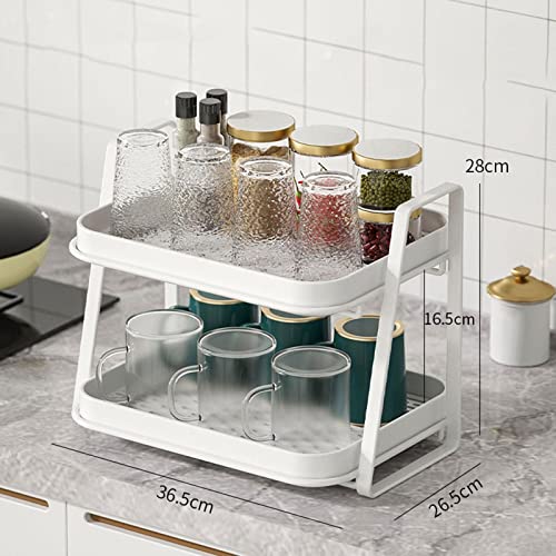 GUOOL 排水棚 食器水切り収納 キッチン カウンタートップ オ