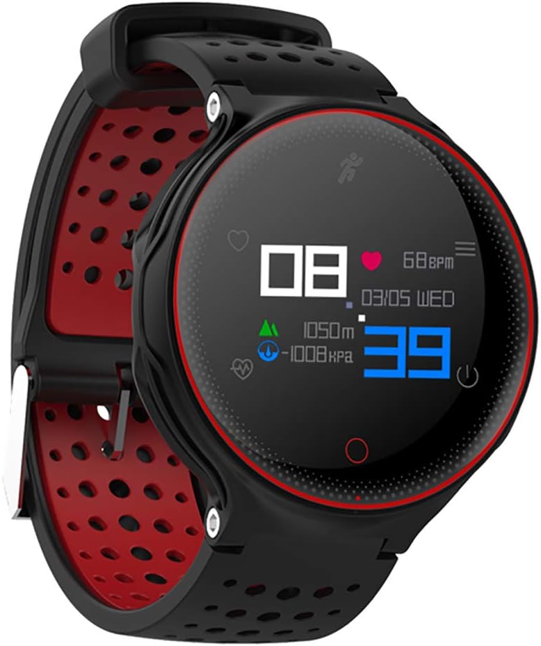 QL Fitness Tracker Reloj Inteligente Rastreador de Actividad Impermeable Bluetooth Monitor de Pulso cardiaco sueño podómetro Contador de Pasos de calorías Presión sanguínea