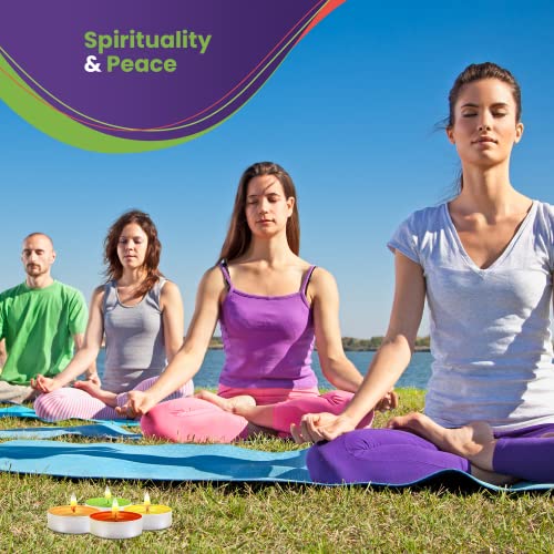 Spring Candles For Home Scented Tea Lights Candles - Spring Candle Set Of 64 - Gardenia, Freesia, White Lily, Jasmine - 3-4 Hour Extended Burn Time - Spring Candles For Home, Holiday, Wedding & Party #TOP6