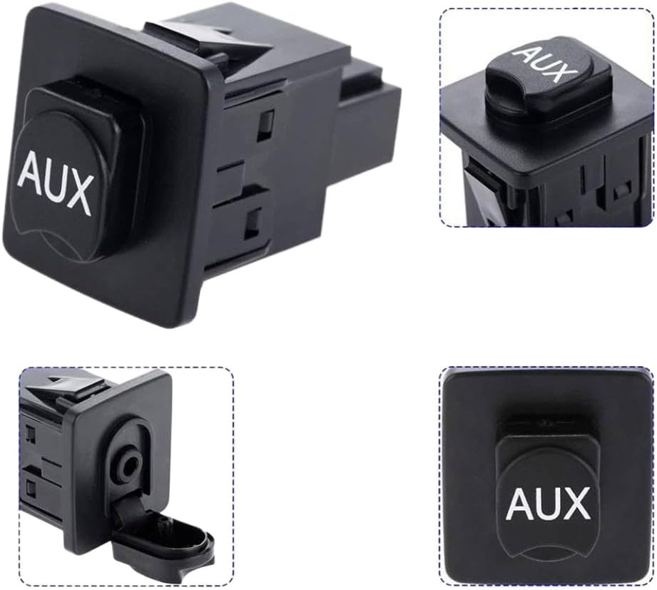 Replacement Auxiliary Input Jack 39112-TA0-A01 Aux Port Compatible with Sedan Car Audio System