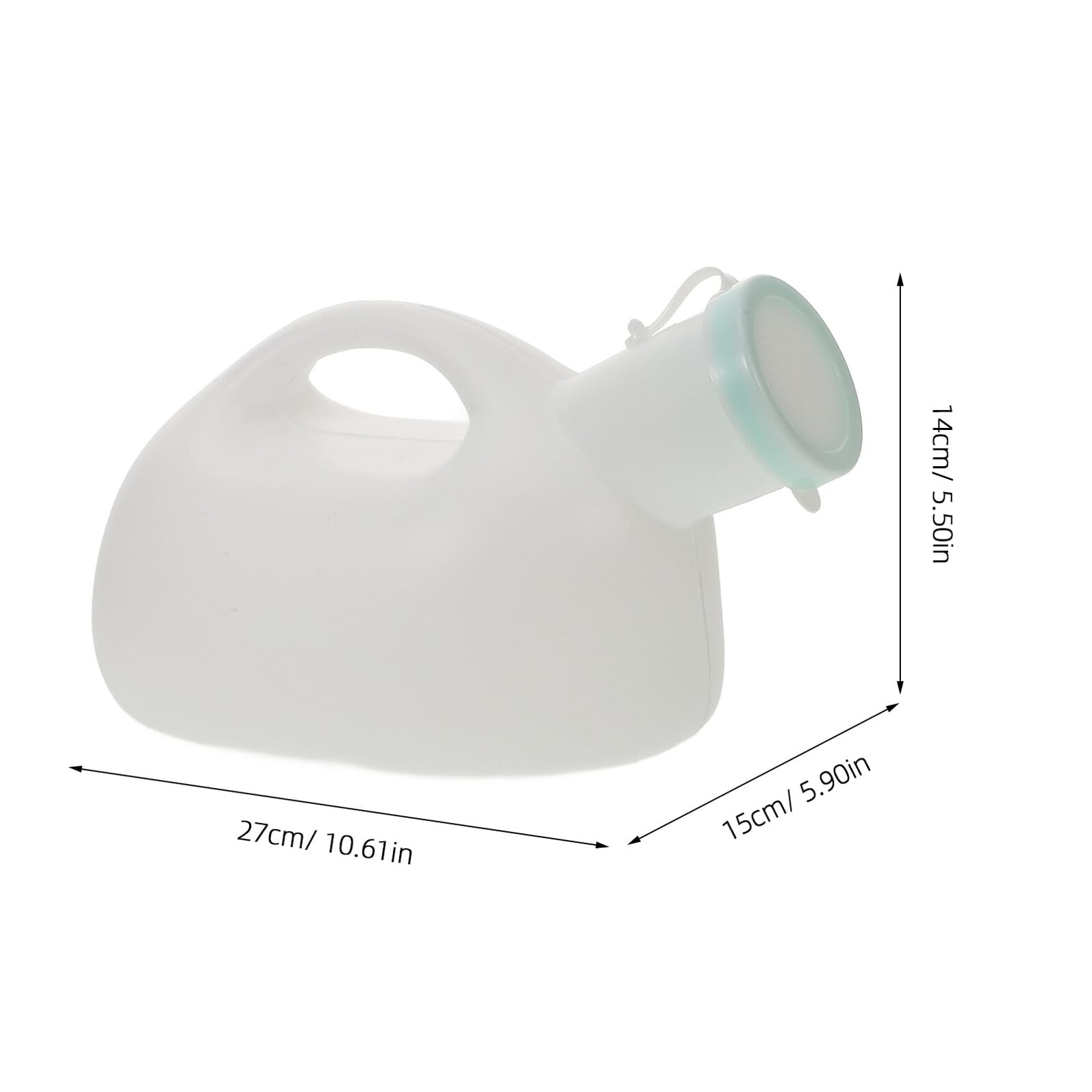 2 Orinales Unisex Unisex De Plástico Para Hombres Orinal Portátil Para Pacientes Encamados Cubo Para Orinar Exterior
