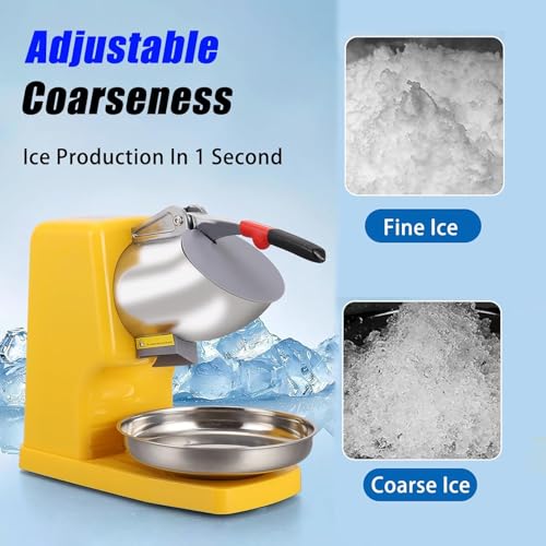 Máquina de hielo afeitada de 750W con botón único para evitar salpicaduras 3