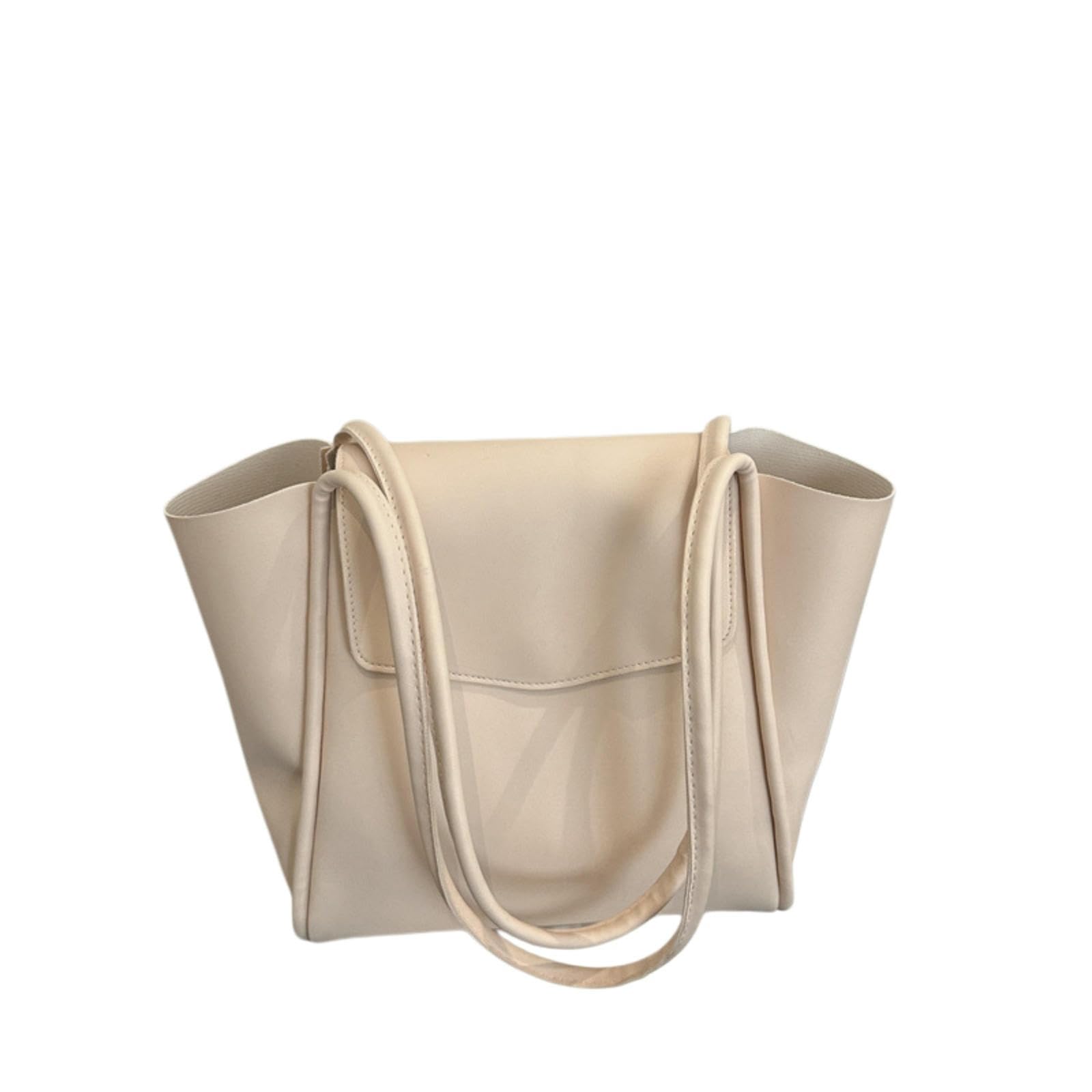 Borsa a Tracolla di Fascia Alta, Elegante, Grande capacità, alla Moda, Versatile, Semplice E Semplice-Bianco Sporco