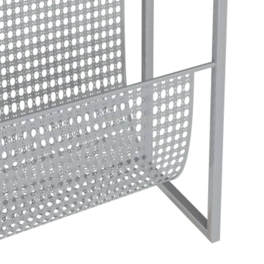 Zeitschriftenständer, Zeitungsständer, Beistelltisch Schmal, platzsparend, Freistehend Zeitschriftensammler für Büro Zuhause und Wohnzimmer, 35 x 15 x 45 cm, Stahl
