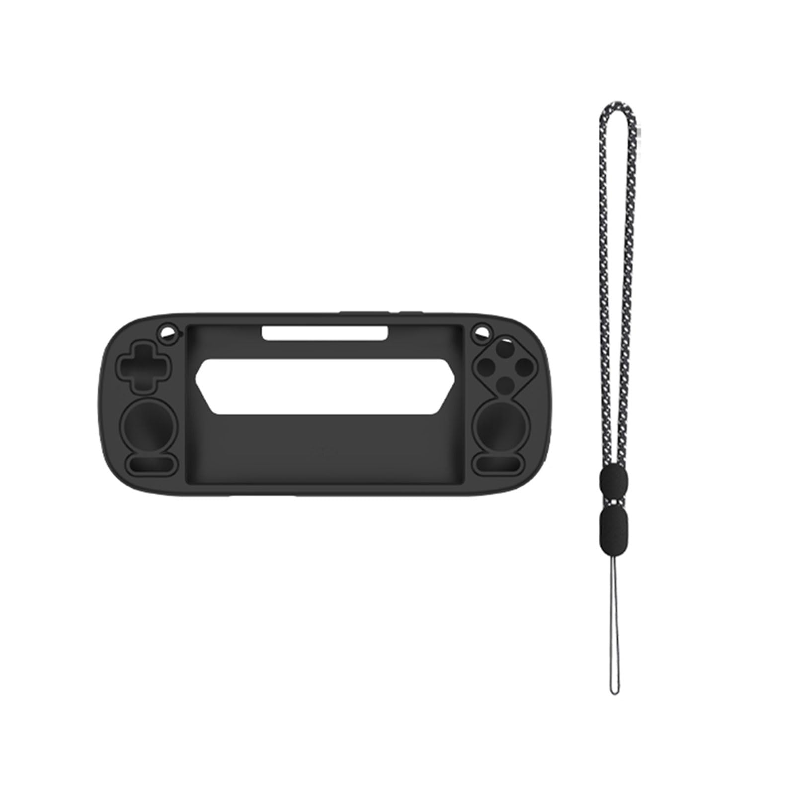 Hsioluted Gamepad Housing Silicone Protector Covers with Lanyard for Pocket 5 Console Scratchproof Shell Protective Sleeve Covers