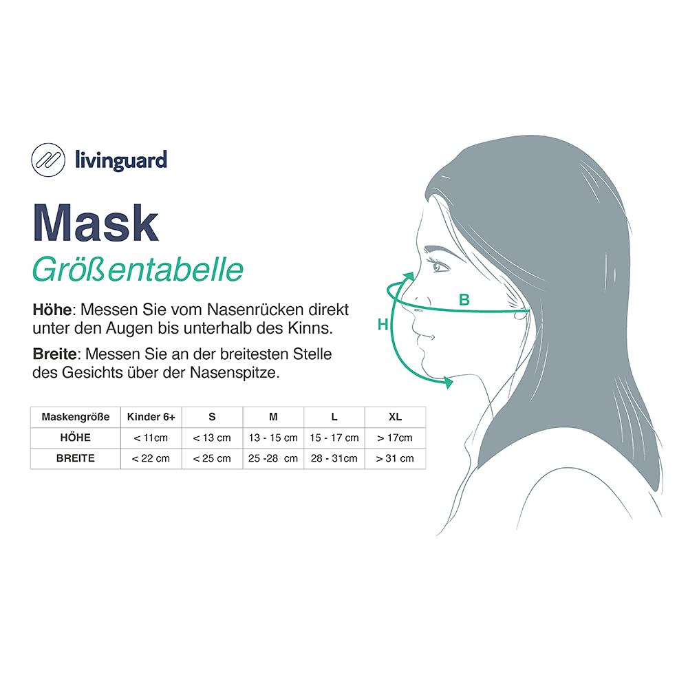 Livinguard Tube Mask Lite | komin zimowy, chusta na szyję do biegania, jazdy na rowerze, dla mężczyzn i kobiet, wielofunkcyjna, ocieplacz na szyję, ciepły polar, wiatroszczelny, ocieplacz na szyję, czarny