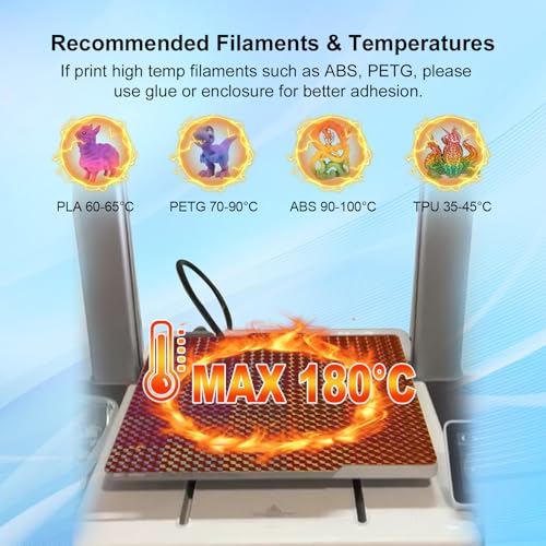 Image of IdeaFormer-3D PEY H1H Build Plate for Bambu Lab X2D X1 X1C X1E P1P P1S P2S A1, Smooth Phantom H1H+Rainbow Starry PEY Bed Plate 257x257mm for Bambu Lab 3D Printers Platform