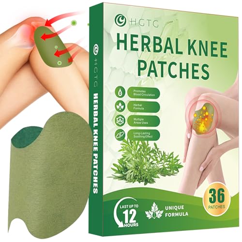 36 Count Knee Patches, Warming Herbal Patches for 8-Hour Long Lasting Reducing of Joint...