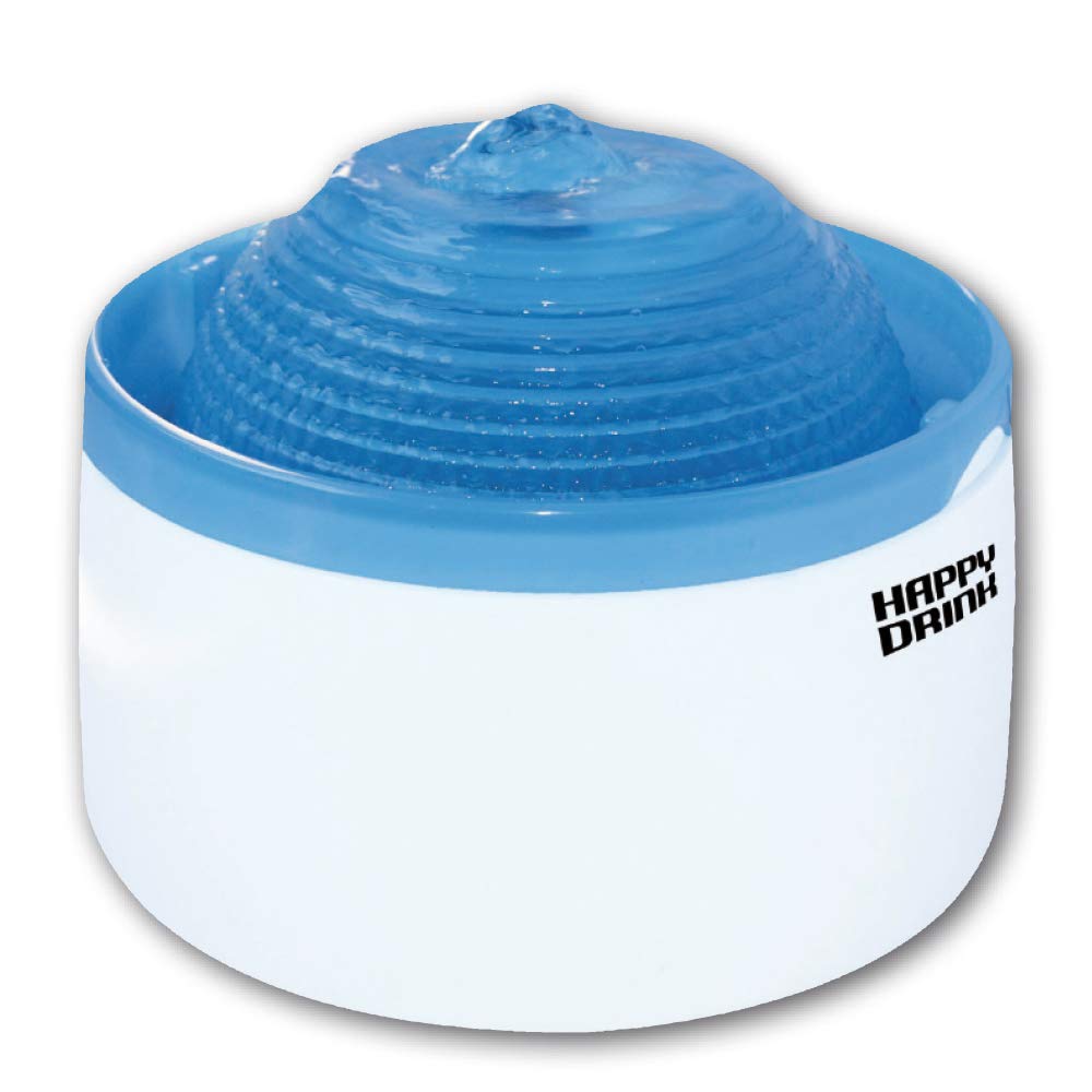 Fontaine pour chat Happy Drink CROCI bleue évite l'eau stagnante et sale