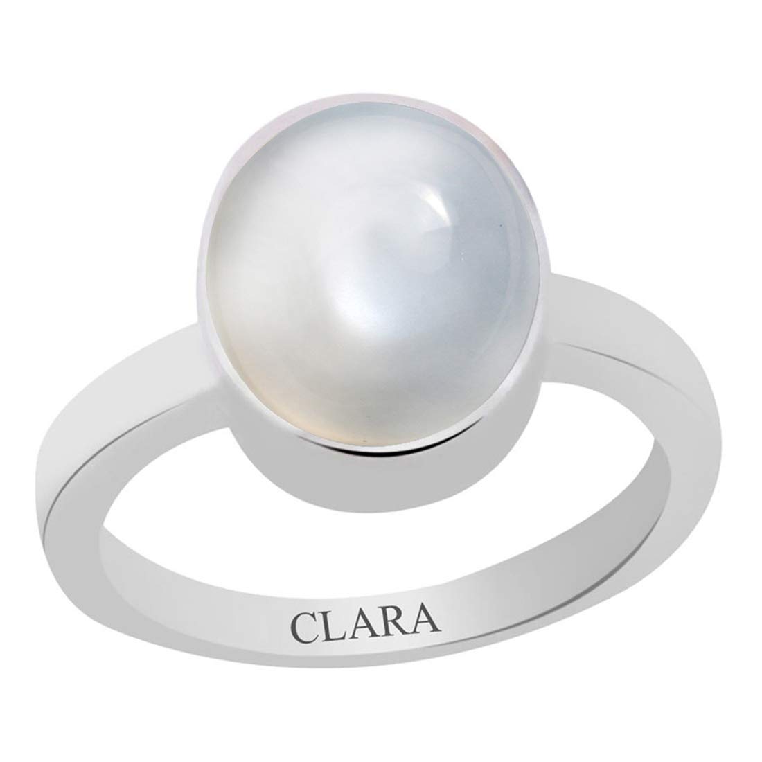 clara Certified Moonstone 6.5cts or 7.25ratti Elegant Silver Ring for Men and Women-picture-29