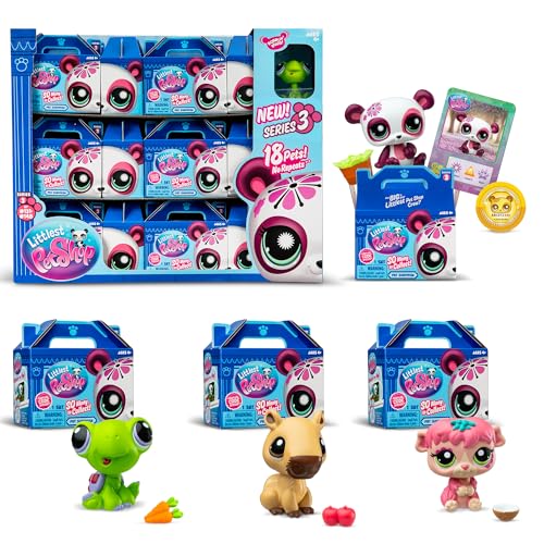 Littlest Pet Shop - Pet Surprise dans CDU Series 3 (Ensemble Collector de 18 Animaux)