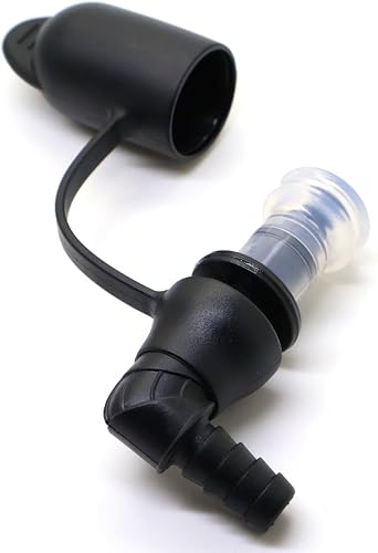 Replacement Bite Valve with Cover Silicone Hydration Pack Backpack Bladder Rubber Mouthpiece Valve Fits Camelbak Platypus