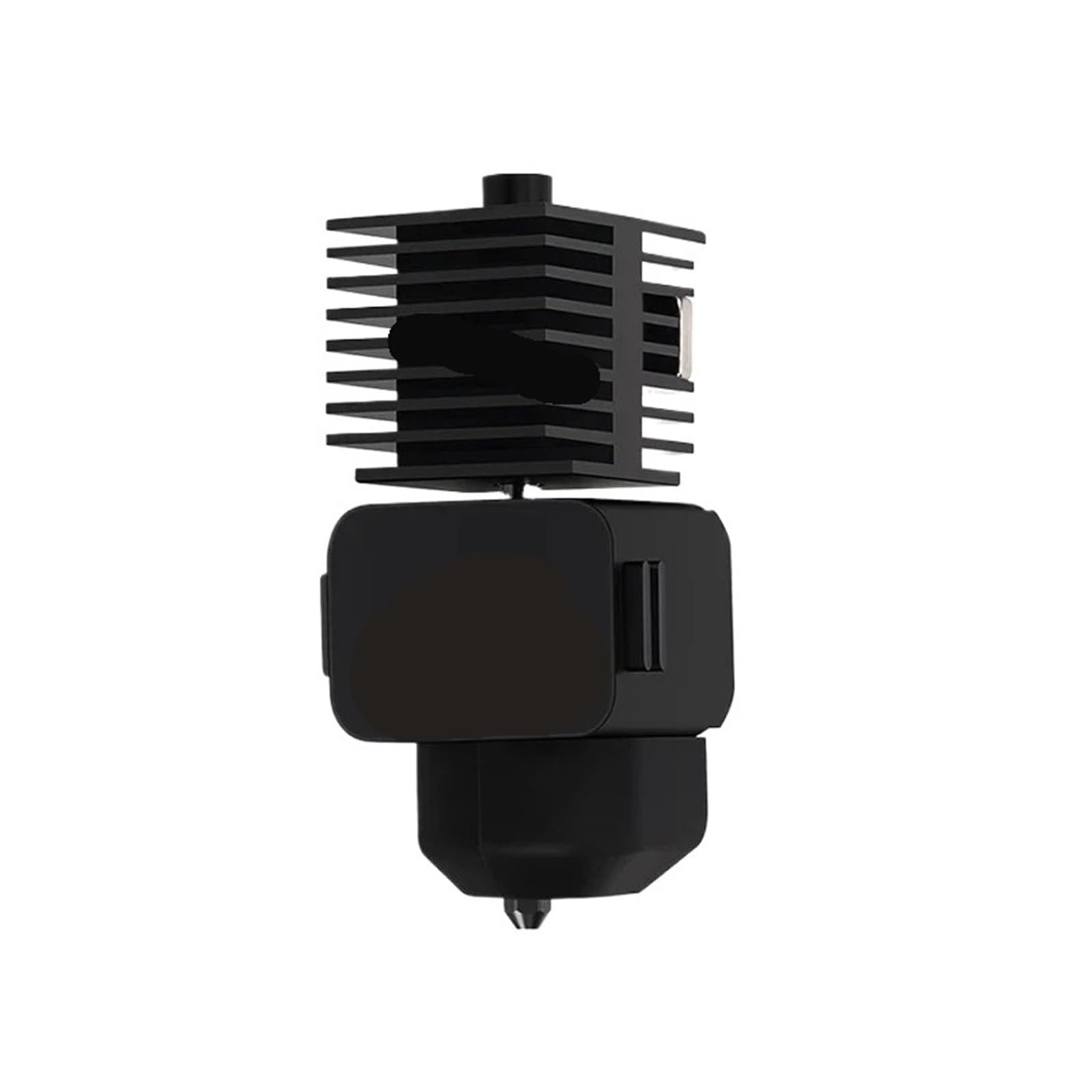 Kit de boquillas latón y acero endurecido con cepillo silicona, piezas Hotend impresora 0,2/0,4/0,6/0,8mm(4pcs-Hotend,0.6mm)