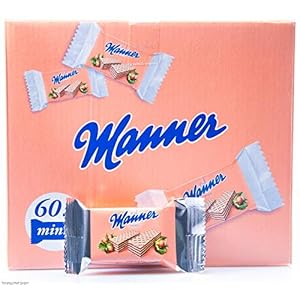 Manner Mini Neapolitaner 900g XL Pack (60 x 2 per stuk)