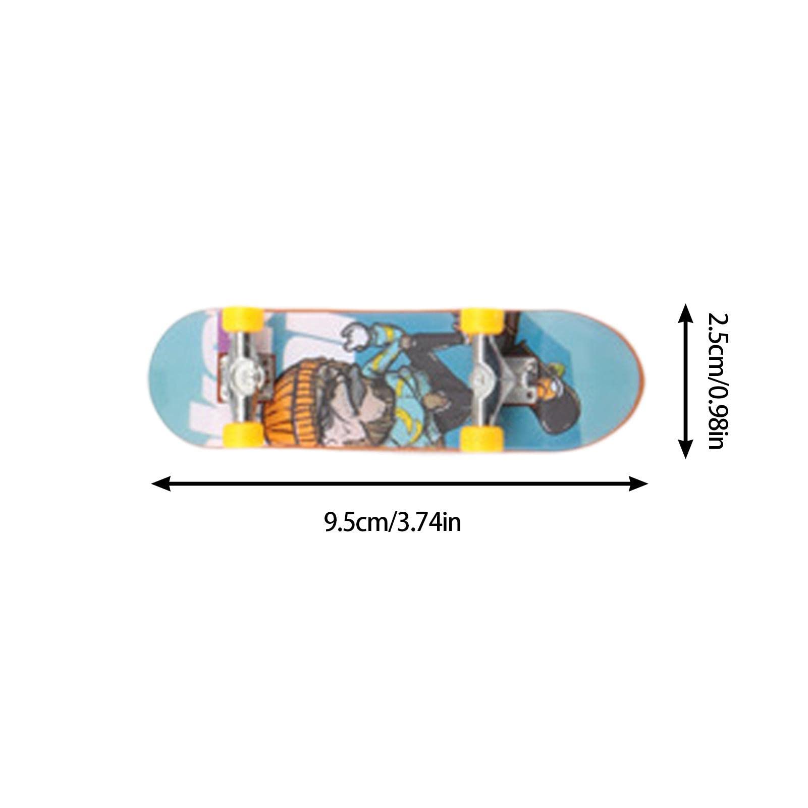 Set De 12 Planches à Roulettes Doigt – Finger Skateboard – Alliage + Caoutchouc – Dès 6 Ans