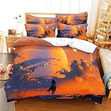 【Matériau de Haute Qualité】: Parure de lit fabriqué à partir de microfibre de 110g/m² haute qualité, ce tissu respirant et doux pour la peau est très doux et contribue à améliorer le confort de votre sommeil