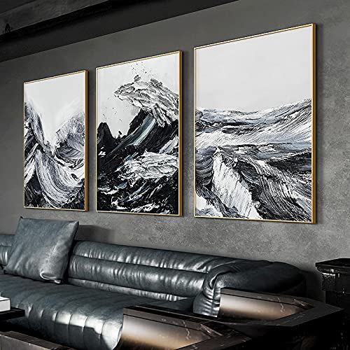 Peinture imprimé sur toile abstrait KEBIA pour un salon moderne et chaleureux