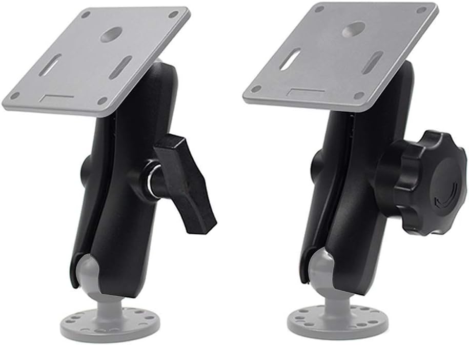 Marine Aluminum Double Socket Arm for All Industry Standard 1.5 inch / 38mm / C Size Ball adapters, Compatible with RAM, Arkon, iBolt and More