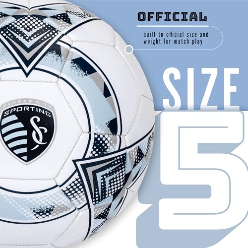 Image of Franklin Sports Official MLS Team Soccer Balls - Official Size 5 Soccer Balls - Regulation Size + Weight Soccer Ball for Kids + Adults - Boys + Girls Soccer Ball - Air Pump Included