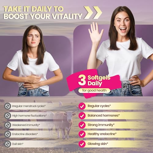 Image of VivoNu Beef Organ Supplement for Women, 400 Day Supply, 11000mg per Serving Beef Organs with Bovine Liver, Ovary, Uterus, Kidney, Heart, Bone & More, 100% Grass Fed, Balance Hormones, Energy