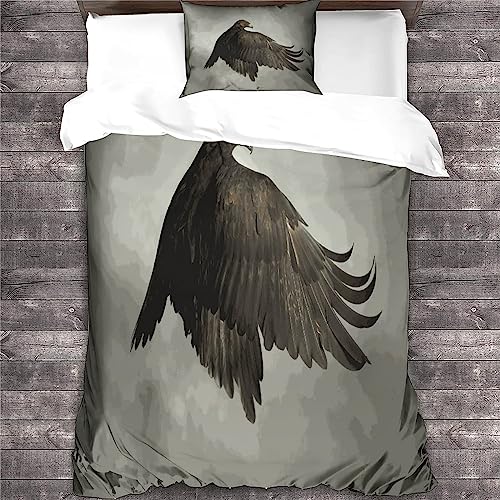 Parure de lit feathers eagle feather avec taie single 135x200cm - 4