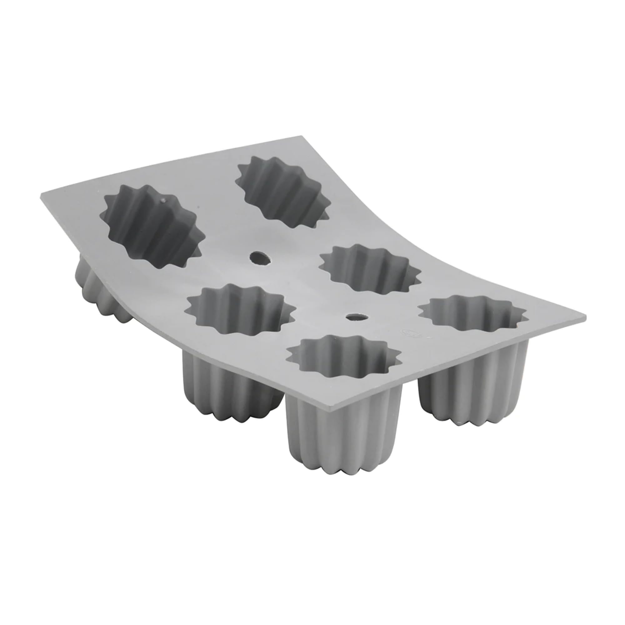 Amazon.com: de Buyer ELASTOMOULE Cannele Silicone Mold - Creates 6