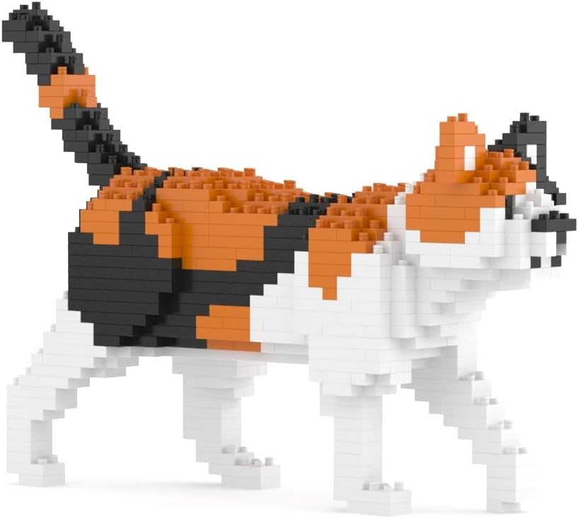 JEKCA Tuxedo Cat Mini 01S | Mini Cat Plastic Building Blocks | Age 14+