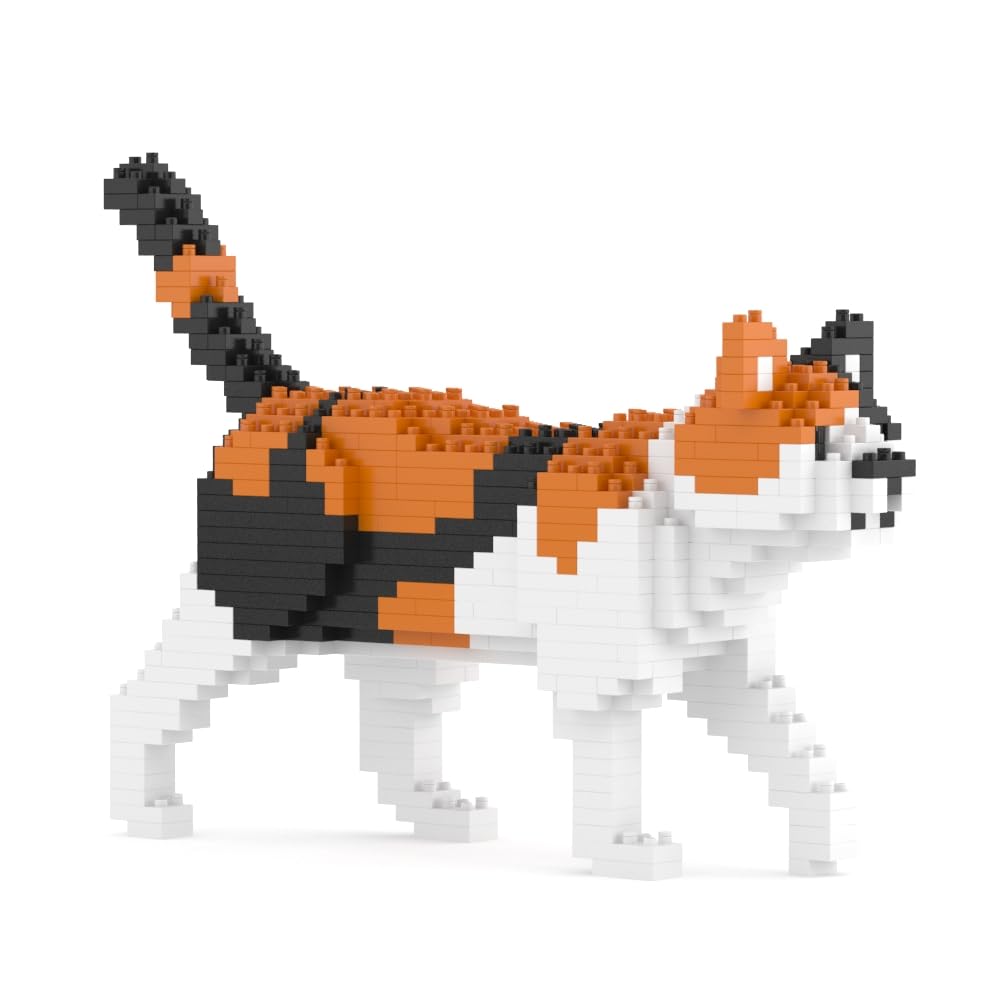 JEKCA Calico Cat Mini 01S | Mini Cat Plastic Building Blocks | Age 14+ — image 1