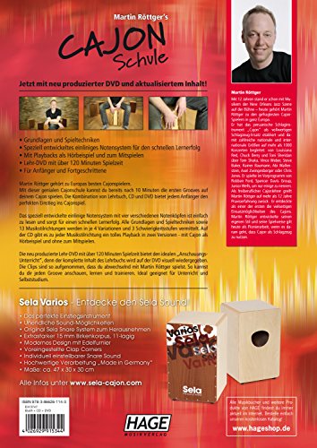 Martin Röttger's Cajon Schule, exklusive QR-Codes