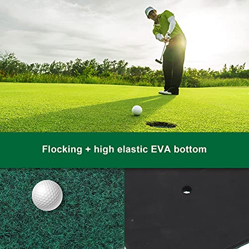 Chiwe Indoor Golf Hitting Mat, Golf Mat Artificial Lawn Grass Pad Artificial Turf Mat Golf Artificial Lawn Grass With Tee For Indoor/Outdoor Practice #TOP1