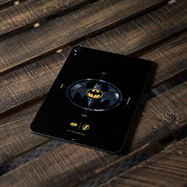 Skinit Decal Tablet skin compatible with iPad Pro 12.9in (2021) - Officially Licensed DC Comics The Flash Movie: Batman Multiverse Logos Design