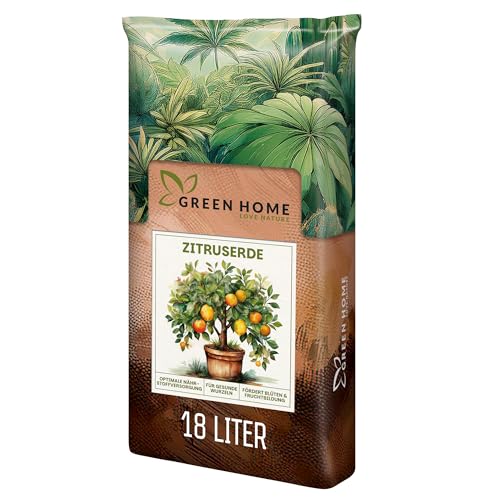 Green Home Zitruserde 18L - Erde für Zitruspflanzen...