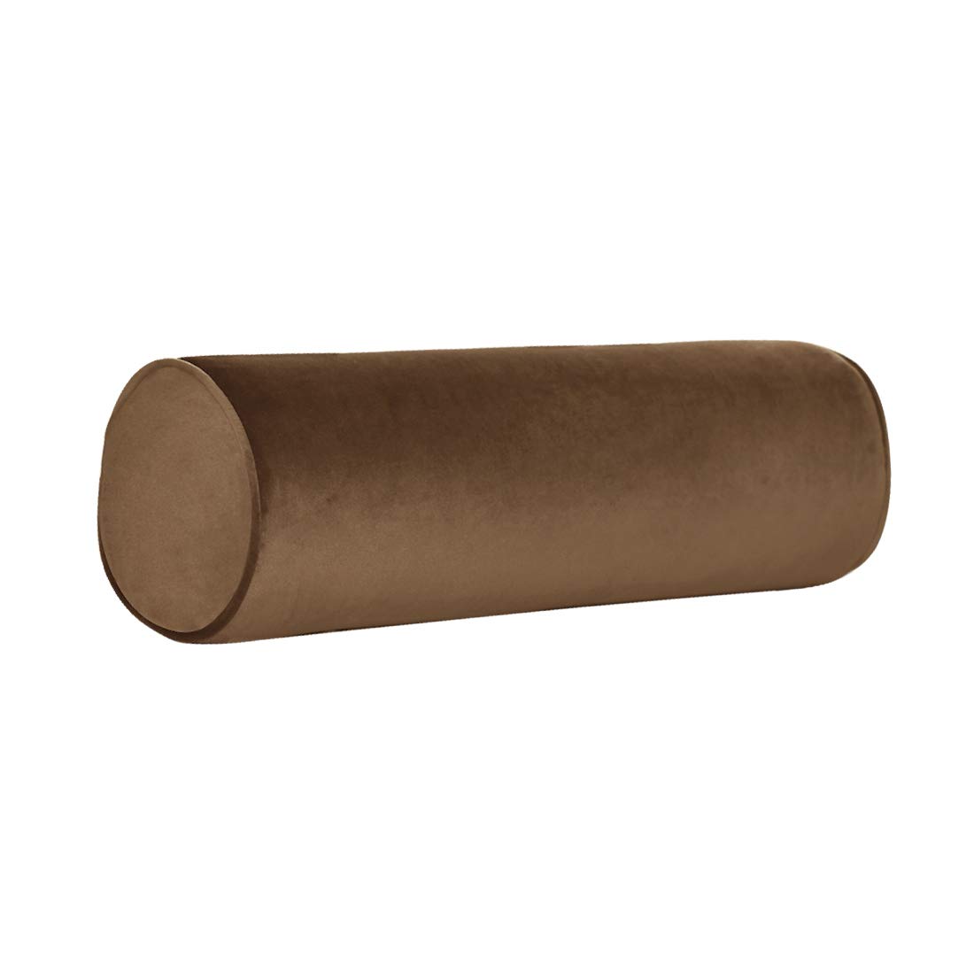 Almohada enrollable de espuma viscoelástica para rodilla/pierna/cuello – Cojín de luna llena/almohada cilíndrica redonda para dormir de lado o de espalda – Funda de refrigeración extraíble de 18 x 6
