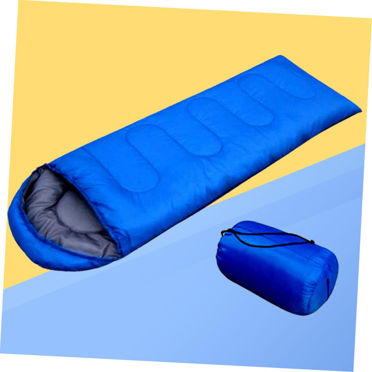 Kuvert Schlafsack mit Kapuze, 0, 95kg, Polyester für Erwachsene