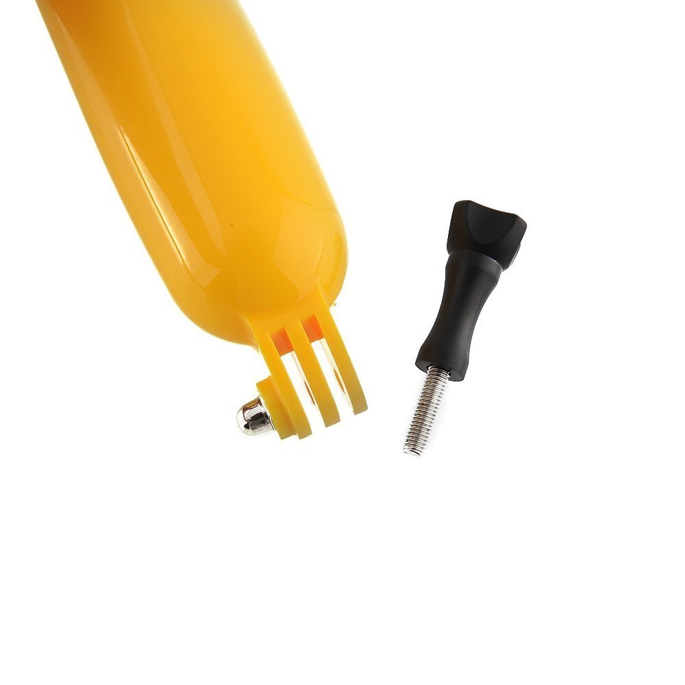 Bâton de plongée étanche et Flottant, support de caméra REY pour GoPro, DJI OSMO, INSTA 360, SJ4000, SJ7000 et Xiaomi Bobber Surf, jaune, USB-C