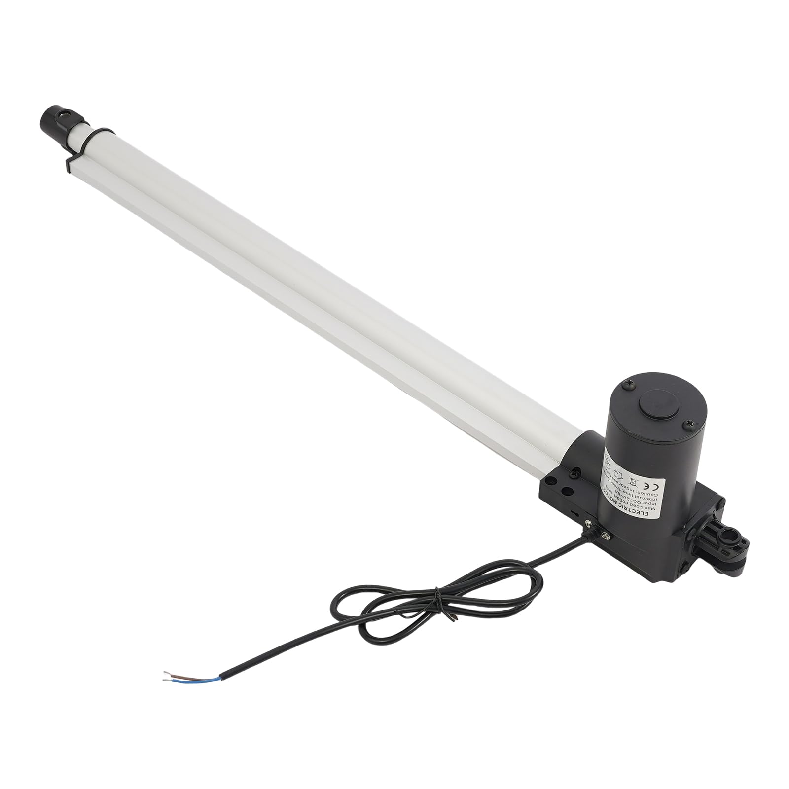 Actionneur Linéaire, Vérin Électrique 12V 6000N, Moteur Linéaire Course 500mm avec Interrupteurs de Fin de Course, Étanche IP44, Vitesse 5mm/s, pour Fauteuil Massant, Table Élévatrice, Lève-TV, Canapé