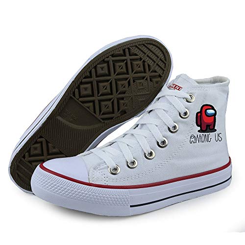 Tênis SYG Star Cano Médio Among Us - Branco Tamanho:33