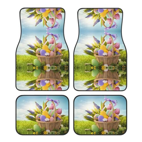 Tapis de sol voiture de qualité supérieure au motif œufs de Pâques